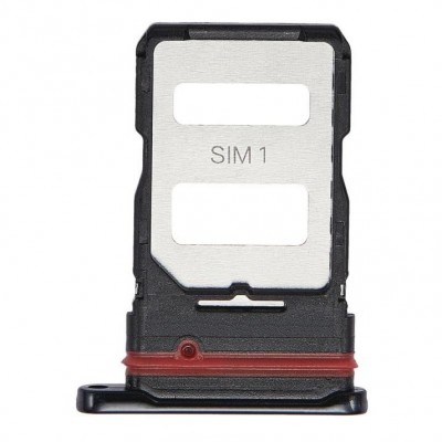 Sim Card Holder Tray For Xiaomi 12 Pro Black - Maxbhi Com