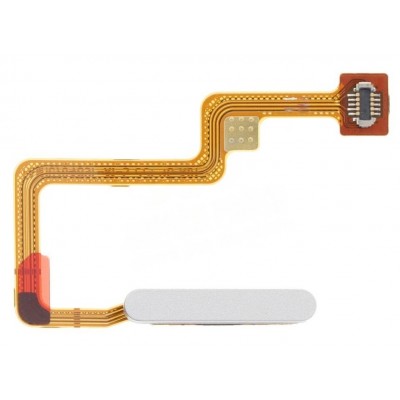 Fingerprint Sensor Flex Cable For Xiaomi Poco F4 5g White By - Maxbhi Com