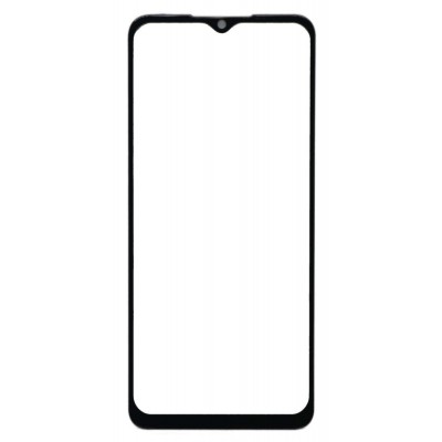 Replacement Front Glass For Lava Z6 Black By - Maxbhi Com
