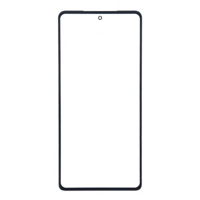 Replacement Front Glass For Motorola Edge 30 Pro Black By - Maxbhi Com
