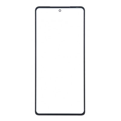 Replacement Front Glass For Motorola Edge 30 Pro Black By - Maxbhi Com