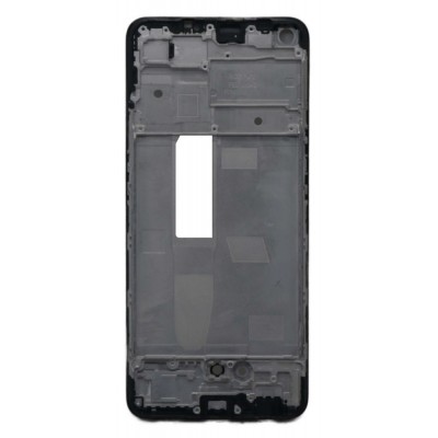 Lcd Frame Middle Chassis For Oppo F19 Black By - Maxbhi Com