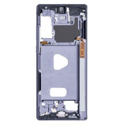 Lcd Frame Middle Chassis For Samsung Galaxy Note 20 5g White By - Maxbhi Com