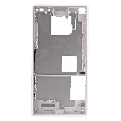Lcd Frame Middle Chassis For Sony Xperia Z5 Compact White By - Maxbhi Com