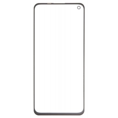 Replacement Front Glass For Realme Gt 5g Black By - Maxbhi Com