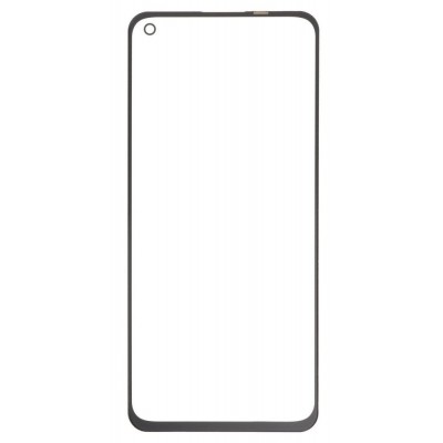 Replacement Front Glass For Realme Gt 5g Black By - Maxbhi Com