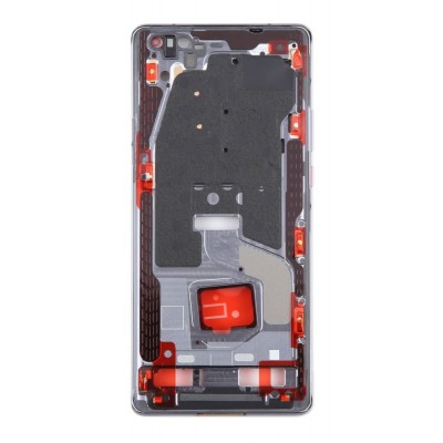 Lcd Frame Middle Chassis For Huawei Mate 40 Pro Black By - Maxbhi Com