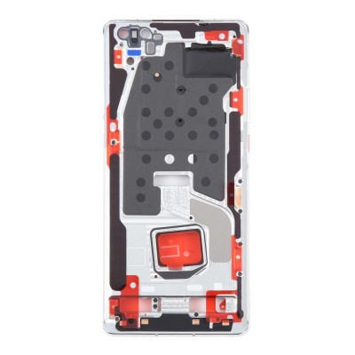 Lcd Frame Middle Chassis For Huawei Mate 40 Pro Silver By - Maxbhi Com