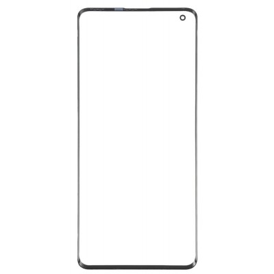 Replacement Front Glass For Oppo Find X2 Pro Black By - Maxbhi Com