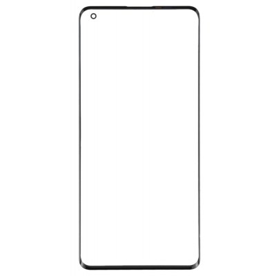 Replacement Front Glass For Oppo Find X2 Pro Black By - Maxbhi Com