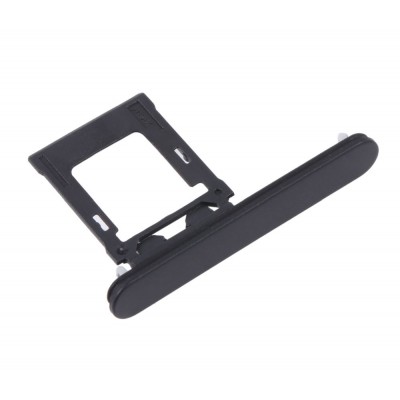 Sim Card Holder Tray For Sony Xperia Xz1 Compact Black - Maxbhi Com