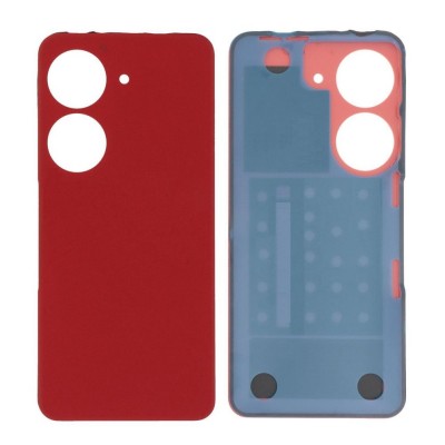 Back Panel Cover For Asus Zenfone 9 Red - Maxbhi Com