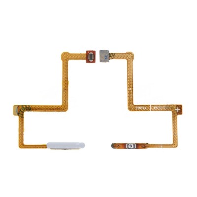 Fingerprint Sensor Flex Cable For Xiaomi Poco F4 Gt Silver By - Maxbhi Com