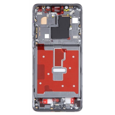 Lcd Frame Middle Chassis For Huawei Mate 50 Pro Black By - Maxbhi Com