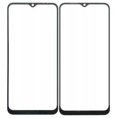 Replacement Front Glass For Vivo Y02s Black By - Maxbhi Com
