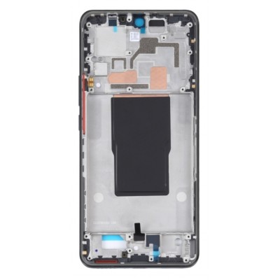 Lcd Frame Middle Chassis For Xiaomi Redmi K50 Ultra Black By - Maxbhi Com