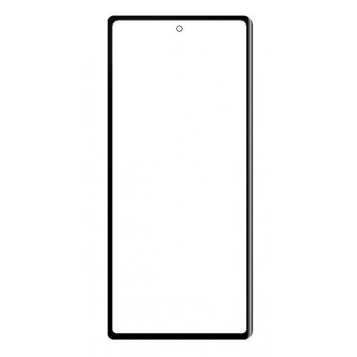 Replacement Front Glass For Vivo X Fold 5g Black By - Maxbhi Com