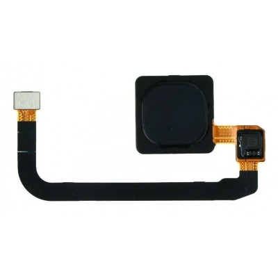 Fingerprint Sensor Flex Cable For Xiaomi Mi Max 3 Black By - Maxbhi Com