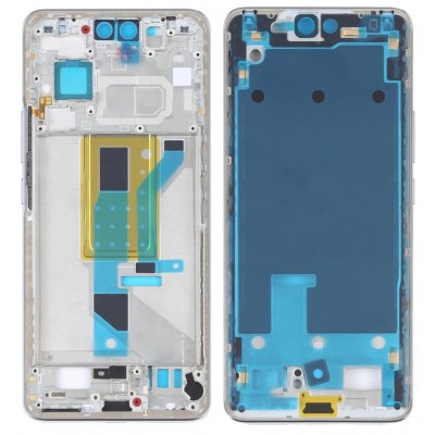 Lcd Frame Middle Chassis For Xiaomi Civi 2 White By - Maxbhi Com