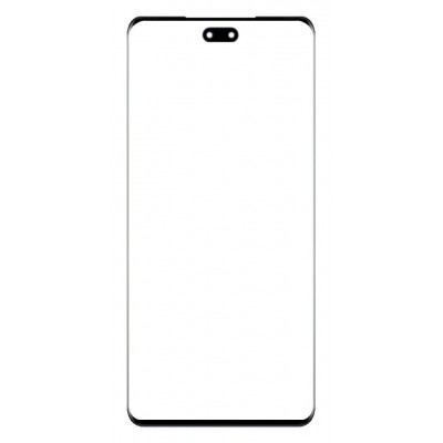 Replacement Front Glass For Xiaomi Civi 2 Black By - Maxbhi Com