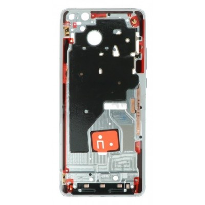 Lcd Frame Middle Chassis For Huawei P40 Pro Plus White By - Maxbhi Com