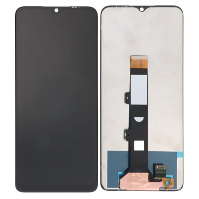 LCD with Touch Screen for Motorola Moto E22 White