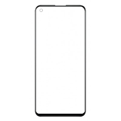 Replacement Front Glass For Realme Gt Neo 2t Black By - Maxbhi Com