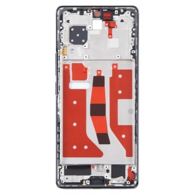 Lcd Frame Middle Chassis For Honor 80 5g Black By - Maxbhi Com