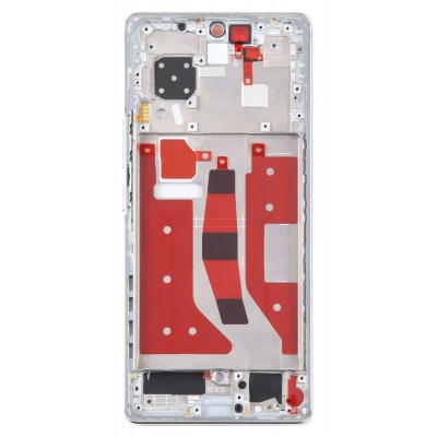 Lcd Frame Middle Chassis For Honor 80 5g White By - Maxbhi Com