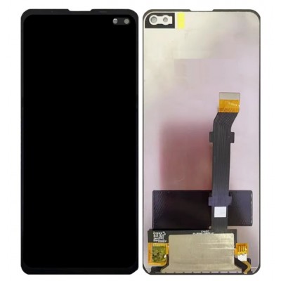 Lcd With Touch Screen For Sharp Aquos Sense 4 Plus White By - Maxbhi Com