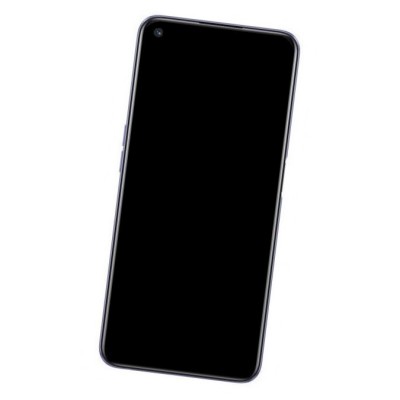 Lcd Frame Middle Chassis For Realme Q3s White By - Maxbhi Com