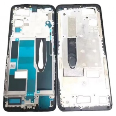 Lcd Frame Middle Chassis For Realme Q3s Blue By - Maxbhi Com
