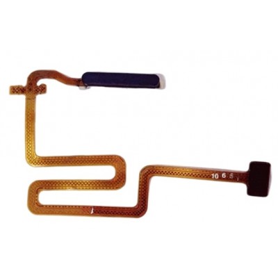 Fingerprint Sensor Flex Cable For Realme Q3s Black By - Maxbhi Com