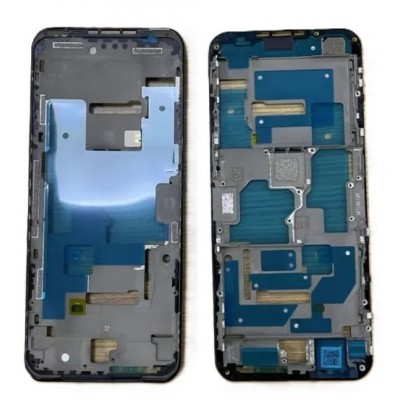 Lcd Frame Middle Chassis For Lenovo Legion Duel 2 White By - Maxbhi Com