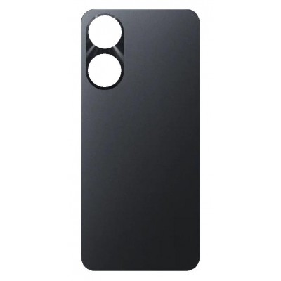 Back Panel Cover For Oppo A58x Black - Maxbhi Com