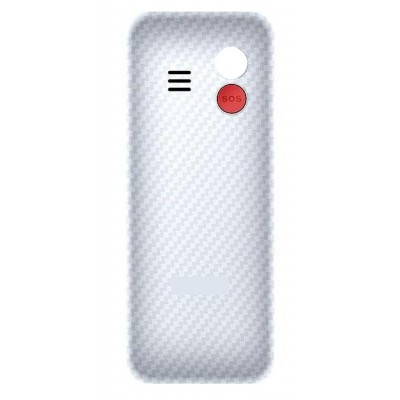 Back Panel Cover For Energizer E4 Silver - Maxbhi Com