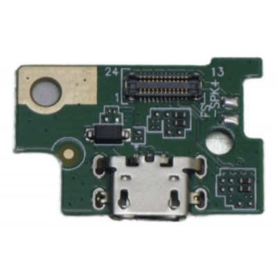 Charging Connector Flex Pcb Board For Lyf Water 7s By - Maxbhi Com