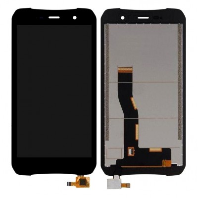Lcd With Touch Screen For Doogee S35t Black By - Maxbhi Com
