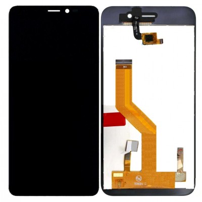 Lcd With Touch Screen For Wiko Y52 Black By - Maxbhi Com