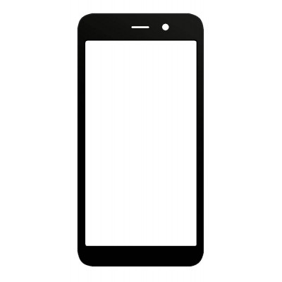 Replacement Front Glass For Wiko Y52 Black By - Maxbhi Com
