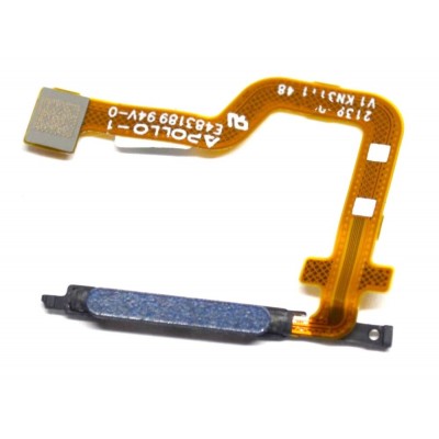 Fingerprint Sensor Flex Cable For Motorola Moto G53 5g Black By - Maxbhi Com