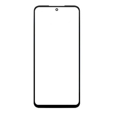 Replacement Front Glass For Motorola Moto G53 5g Black By - Maxbhi Com