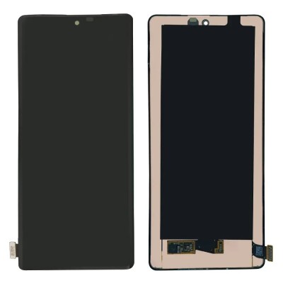 Lcd With Touch Screen For Lava Agni 2 5g White By - Maxbhi Com