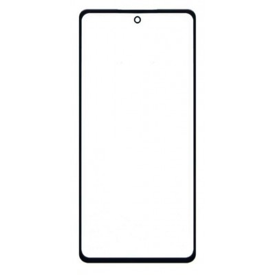 Replacement Front Glass For Samsung Galaxy A52 5g Black By - Maxbhi Com