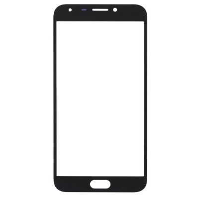 Replacement Front Glass For Samsung Galaxy J4 Black By - Maxbhi Com