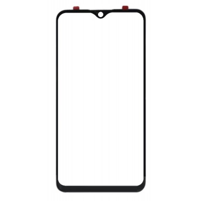 Replacement Front Glass For Vivo Y11 2019 Black By - Maxbhi Com