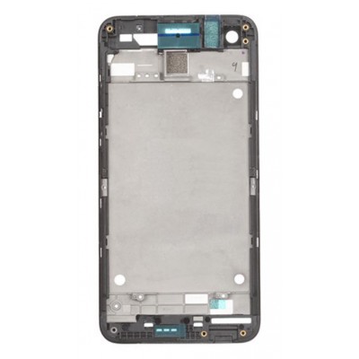 Lcd Frame Middle Chassis For Htc Butterfly S Grey By - Maxbhi Com