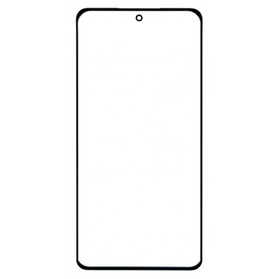 Replacement Front Glass For Oppo Reno 8t 5g Black By - Maxbhi Com