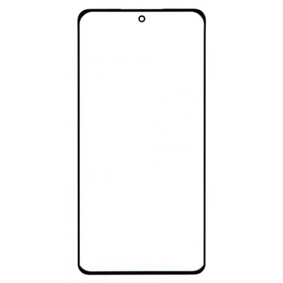Replacement Front Glass For Oppo Reno 8t 5g Black By - Maxbhi Com