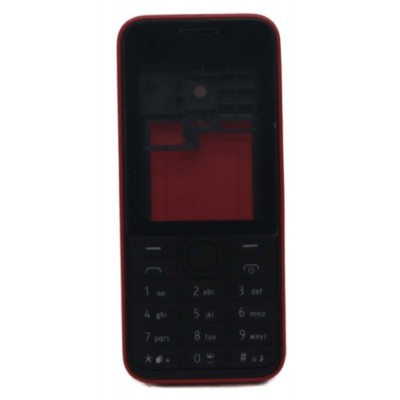 Full Body Housing For Nokia 208 Dual Sim Red - Maxbhi Com